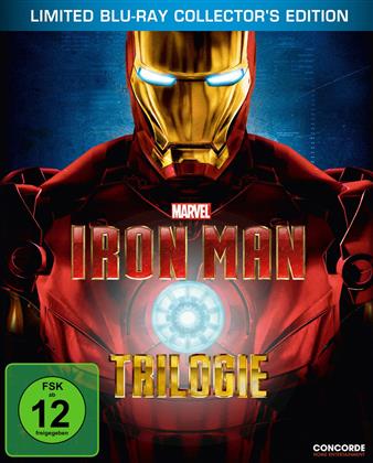Iron Man Trilogie (Limited Collector's Edition, Steelbook, 3 Blu-rays)