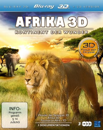Afrika - Kontinent der Wunder (3 Blu-ray 3D (+2D))