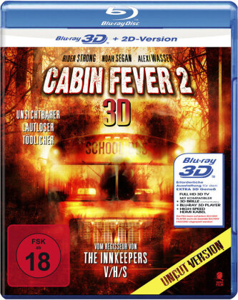 Cabin Fever 2 (2009) (Blu-ray 3D + Blu-ray)