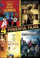 4 Powerful Films - Red Hook Summer / American Violet / Rain / Kidulthood (4 DVDs)