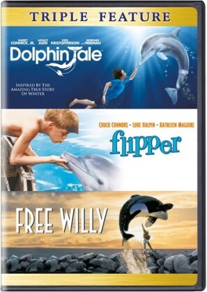 Dolphin Tale / Flipper / Free Willy - (Triple Feature 3 DVDs)