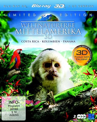 Weltnaturerbe Mittelamerika - Costa Rica - Kolumbien - Panama (3 Blu-ray 3D (+2D))