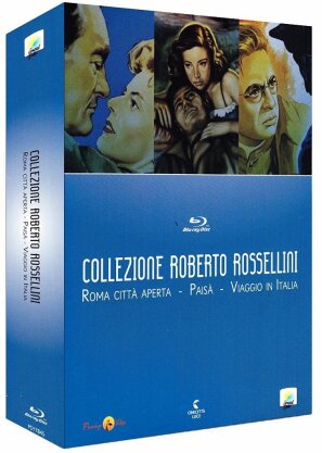 Collezione Roberto Rossellini - Roma, città aperta / Paisà / Viaggio in Italia (b/w, 3 Blu-rays)