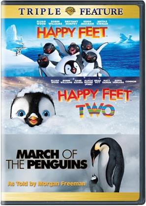Happy Feet / Happy Feet 2 / March of the Penguins - (Triple Feature 3 DVDs)