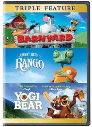 Barnyard / Rango / Yogi Bear - (Triple Feature 3 DVDs)