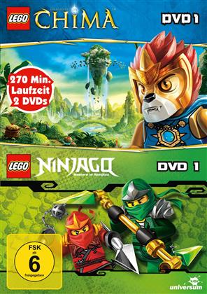LEGO Legends of Chima - DVD 1 / LEGO Ninjago - DVD 1 (2 DVDs)