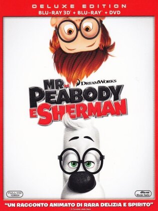 Mr. Peabody e Sherman (2014) (Blu-ray 3D + Blu-ray + DVD)