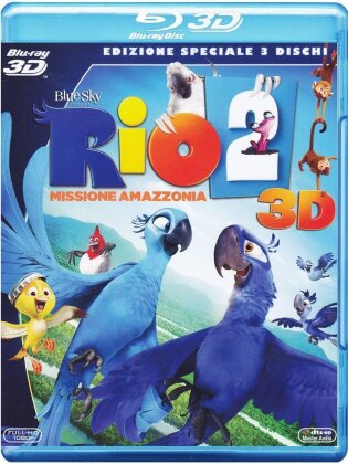 Rio 2 - Missione Amazzonia (2014) (Blu-ray 3D + Blu-ray + DVD)