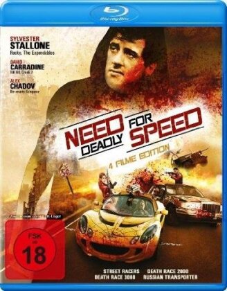 Need for Deadly Speed (4 Filme Edition) - Street Racer / Death Race 2000 / Death Race 3000 / Russian Transporter