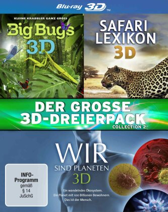 Der grosse 3D-Dreierpack - Collection 2 (3 Blu-ray 3D (+2D))