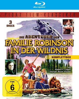 Die Abenteuer der Familie Robinson in der Wildnis - Komplettbox (Pidax Film-Klassiker, 3 Blu-rays)