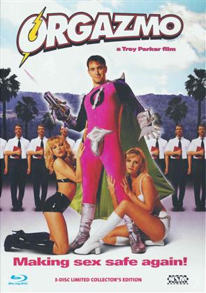 Orgazmo (1997) (Cover A, Collector's Edition, Limited Edition, Mediabook, Uncut, Blu-ray + 2 DVDs)