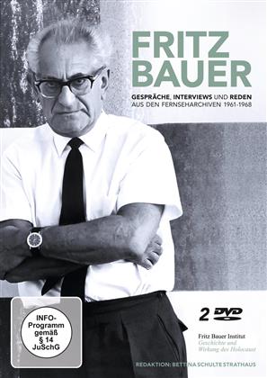 Fritz Bauer - Gespräche, Interviews und Reden aus den Fernseharchiven 1961 - 1968 (s/w, 2 DVDs)