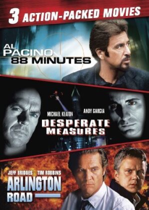 88 Minutes / Desperate Measures / Arlington Road - 3 Action-Packed Movies (3 DVDs)