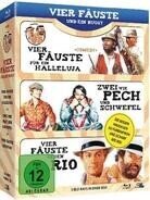 Vier Fäuste und ein Buggy - Vier Fäuste für ein Halleluja / Zwei wie Pech und Schwefel / Vier Fäuste gegen Rio (3 Blu-rays)