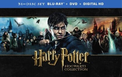 Harry Potter 1 - 7 - (Hogwarts Collection 31 Discs, with DVDs) (31 Blu-rays)