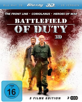 Battlefield of Duty - The Front Line/Coriolanus/Heroes of War (3 Filme Edition - Real 3D + 2D /3 Discs)