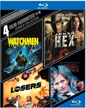 Comics Collection - Watchmen / Jonah Hex / The Losers / A History Of Violence (4 Film Favorites - 4 Discs)