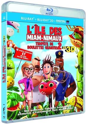 L'île des miam-nimaux - Tempête de boulettes géantes 2 (2013) (Blu-ray 3D + Blu-ray + DVD)
