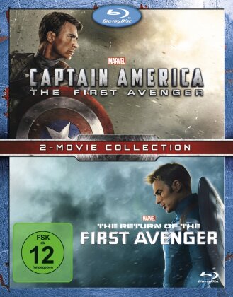 Captain America (2011) / Captain America 2 - The Return of the First Avenger (2014) (2 Blu-rays)