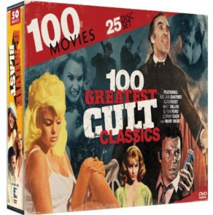 100 Greatest Cult Classics Collection (25 DVDs)