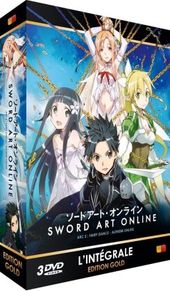 Sword Art Online - Saison 1.2 - Intégrale Arc 2: Fairy Dance - Alfheim Online (Édition Gold, 3 DVDs)