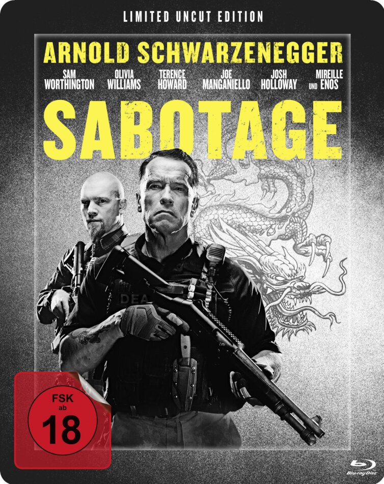 Sabotage - (Steelbook - Limited Uncut Edition - FSK 18) (2014)