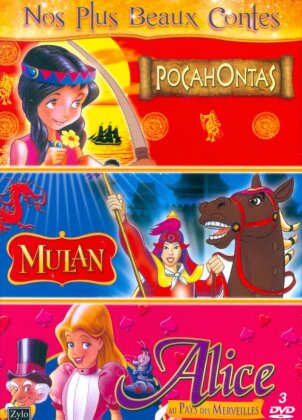 Pocahontas / Mulan / Alice au pays des merveilles (Nos plus beaux contes, 3 DVDs)