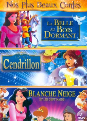 La belle au bois dormant / Cendrillon / Blanche Neige et les sept nains (Nos plus beaux contes, 3 DVDs)