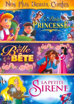 La petite princesse / La Belle & la Bête / La petite sirène (Nos plus beaux contes, 3 DVDs)