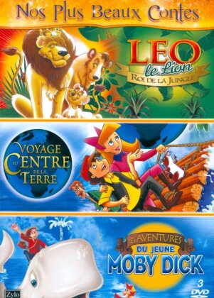 Leo le lion / Voyage au centre de la terre / Les aventures du jeune Moby Dick (Nos plus beaux contes, 3 DVDs)