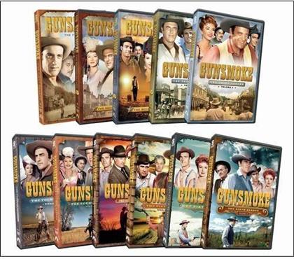 Gunsmoke - Seasons 6-10 (b/w, 46 DVDs)