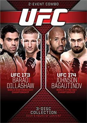 UFC 173 & 174 - Barao vs. Dillashaw / Johnson vs. Bagautinov (3 DVDs)