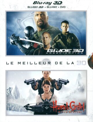 G.I. Joe 2 - Conspiration / Hansel & Gretel - Chasseurs de Sorcières (2 Blu-ray 3D + 2 Blu-rays + 2 DVDs)
