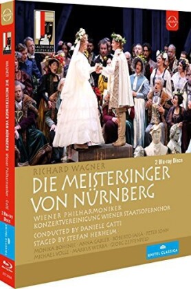 Wiener Philharmoniker, Daniele Gatti & Michael Volle - Wagner - Die Meistersinger von Nürnberg (Euro Arts, Salzburger Festspiele, Unitel Classica, 2 Blu-rays)
