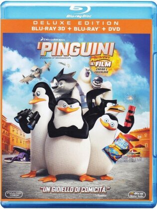 I Pinguini di Madagascar (2014) (Édition Deluxe, Blu-ray 3D + Blu-ray + DVD)