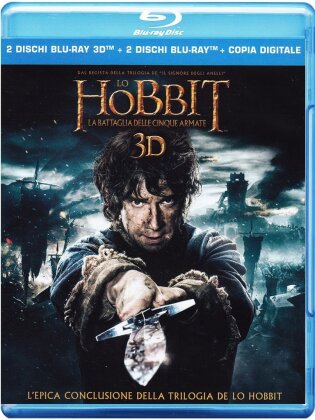 Lo Hobbit 3 - La battaglia delle cinque armate (2014) (2 Blu-ray 3D + 2 Blu-rays)