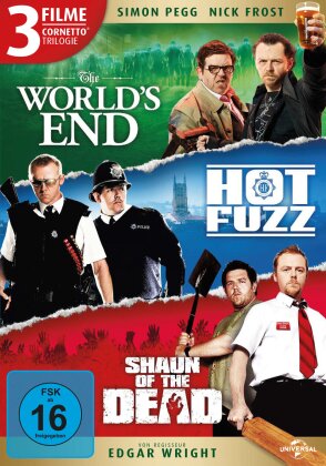 The World's End / Hot Fuzz / Shaun of the Dead - Cornetto Trilogie (3 DVDs)