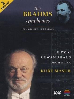 Gewandhausorchester Leipzig & Kurt Masur - Brahms - Symphonies Nos. 1-4 (2 DVDs)