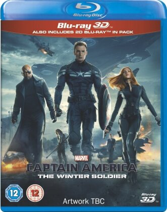 Captain America 2 (2014) (Blu-ray 3D + Blu-ray)