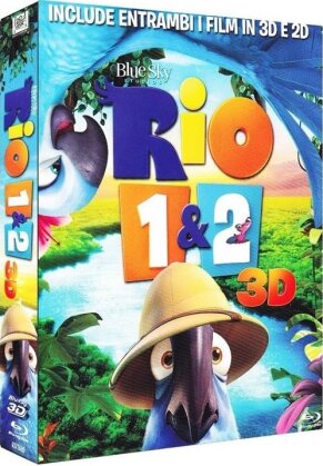Rio 3D (2011) / Rio 2 3D (2014) (2 Blu-ray 3D (+2D))