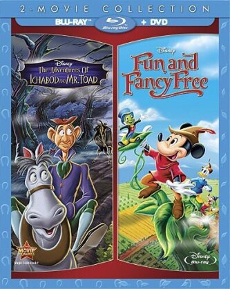The Adventures of Ichabod and Mr Toad / Fun and Fancy Free (3 Blu-rays + DVD)