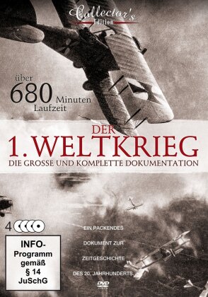 Der 1. Weltkrieg - Die grosse und komplette Dokumentation (Steelbook, 4 DVDs)