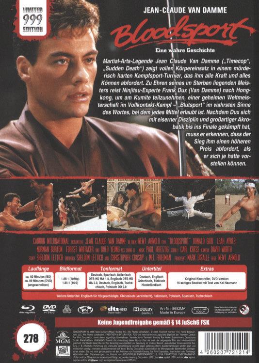 Bloodsport - Cover A (1988) (Limited Edition, Mediabook, Blu-ray + DVD ...