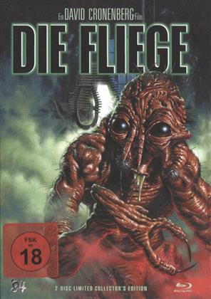 Die Fliege (1986) - Cover C - (Limited Mediabook 500 Edition (Grün) / Blu-ray & DVD) (1986)