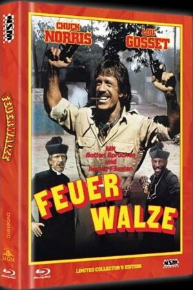 Feuerwalze (1986) (Cover C, Collector's Edition, Edizione Limitata, Mediabook, Uncut, Blu-ray + DVD)