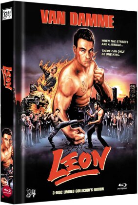 Leon (Van Damme) - Cover A - (Limited Mediabook Edition / Blu-Ray + DVD + Soundtrack-DVD) (1990)