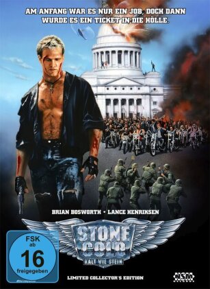 Stone Cold - Kalt wie Stein (1991) (Cover B, Collector's Edition Limitata, Mediabook, Blu-ray + 2 DVD)