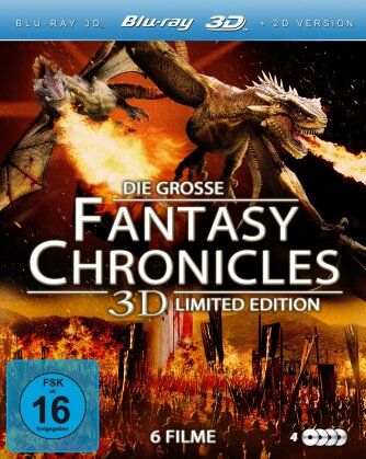 Die grosse Fantasy Chronicles 3D - (6 Filme - Real 3D + 2D / 4 Discs) (Limited Edition)