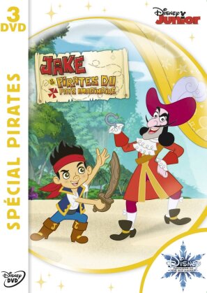 Jake et les pirates du Pays Imaginaire - À la rescousse de Bucky / À la rescousse du Pays Imaginaire / Jake contre le Capitaine Crochet (3 DVD)